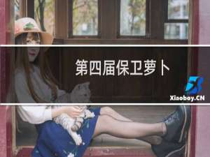 第四届保卫萝卜