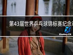 第43届世界乒乓球锦标赛纪念币