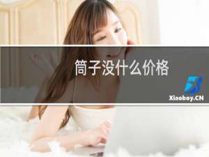 筒子没什么价格