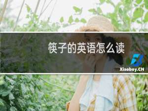 筷子的英语怎么读