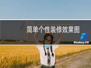 简单个性装修效果图