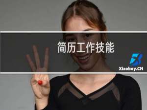 简历工作技能