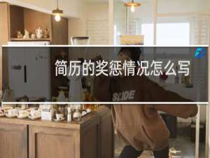 简历的奖惩情况怎么写