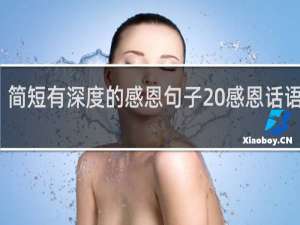 简短有深度的感恩句子 感恩话语简短