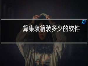 算集装箱装多少的软件