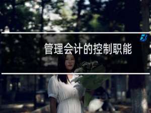 管理会计的控制职能