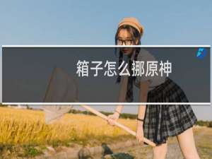 箱子怎么挪原神