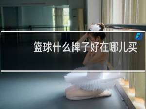 篮球什么牌子好在哪儿买