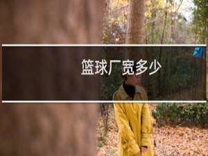 篮球厂宽多少