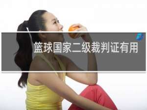 篮球国家二级裁判证有用吗