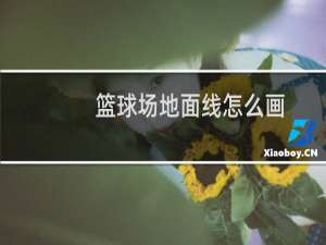 篮球场地面线怎么画