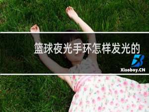 篮球夜光手环怎样发光的