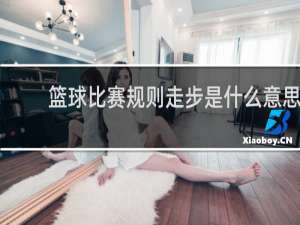 篮球比赛规则走步是什么意思