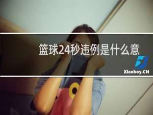 篮球24秒违例是什么意思