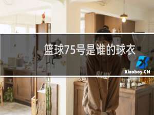 篮球75号是谁的球衣