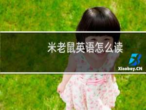 米老鼠英语怎么读