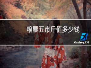 粮票五市斤值多少钱
