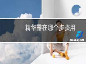 精华露在哪个步骤用（精华露怎么使用）