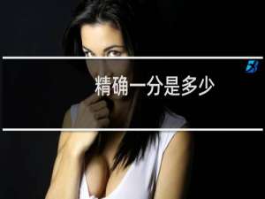 精确一分是多少