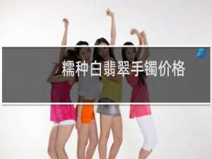 糯种白翡翠手镯价格