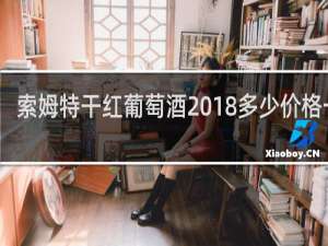 索姆特干红葡萄酒2018多少价格一瓶
