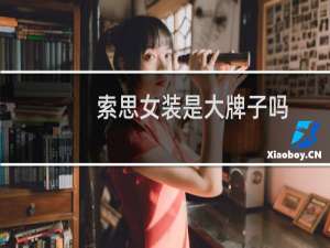 索思女装是大牌子吗