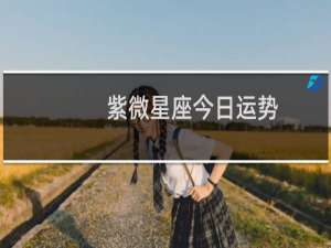 紫微星座今日运势