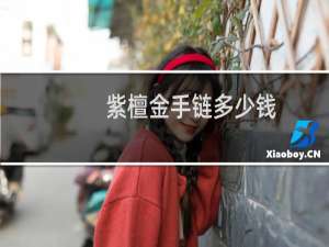 紫檀金手链多少钱