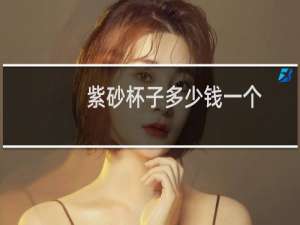 紫砂杯子多少钱一个