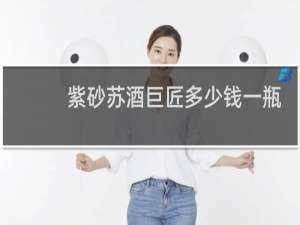 紫砂苏酒巨匠多少钱一瓶