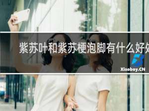 紫苏叶和紫苏梗泡脚有什么好处