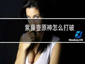 紫藤壶原神怎么打破