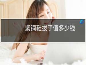 紫铜鞋拨子值多少钱