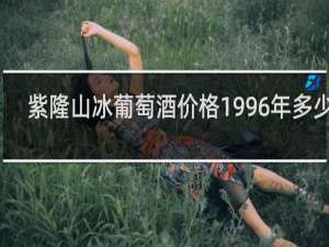 紫隆山冰葡萄酒价格1996年多少钱