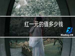 红一元的值多少钱