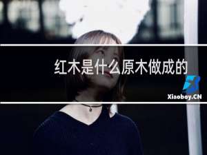 红木是什么原木做成的