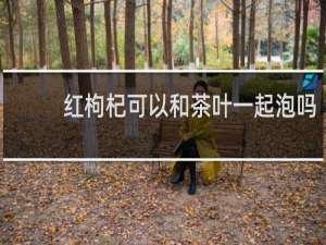 红枸杞可以和茶叶一起泡吗