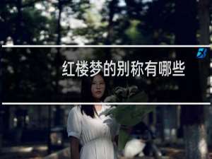 红楼梦的别称有哪些