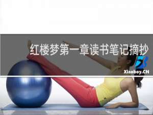 红楼梦第一章读书笔记摘抄