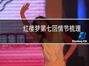 红楼梦第七回情节梳理