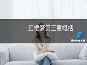 红楼梦第三章概括