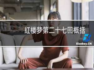 红楼梦第二十七回概括