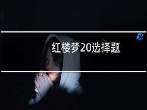 红楼梦 选择题