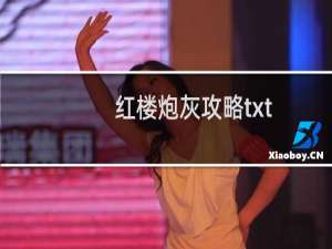 红楼炮灰攻略txt