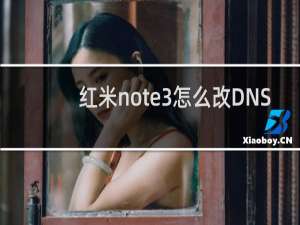 红米note3怎么改DNS