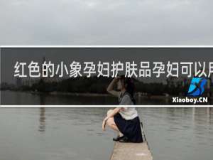 红色的小象孕妇护肤品孕妇可以用吗