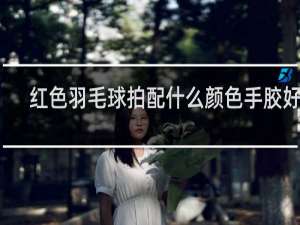红色羽毛球拍配什么颜色手胶好看