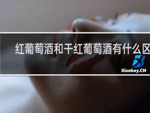 红葡萄酒和干红葡萄酒有什么区别