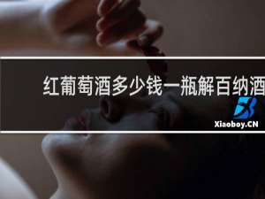 红葡萄酒多少钱一瓶解百纳酒