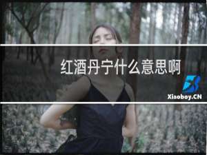 红酒丹宁什么意思啊